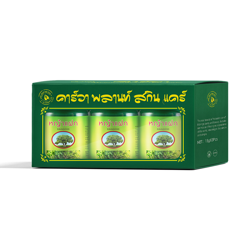 卡瓦库德（KAVAGOOD）薄荷膏15gx3瓶（单位：套） 柠绿色